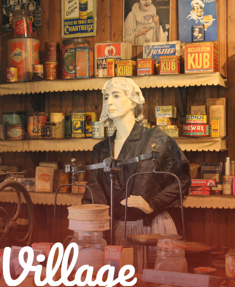Visite du village reconstitué de 1900